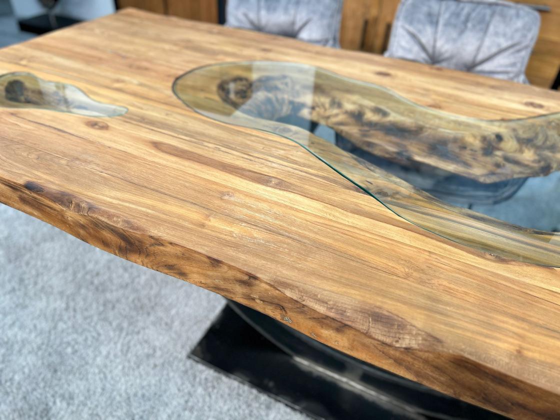 Esstisch massiver Holztisch Designtisch 250 cm