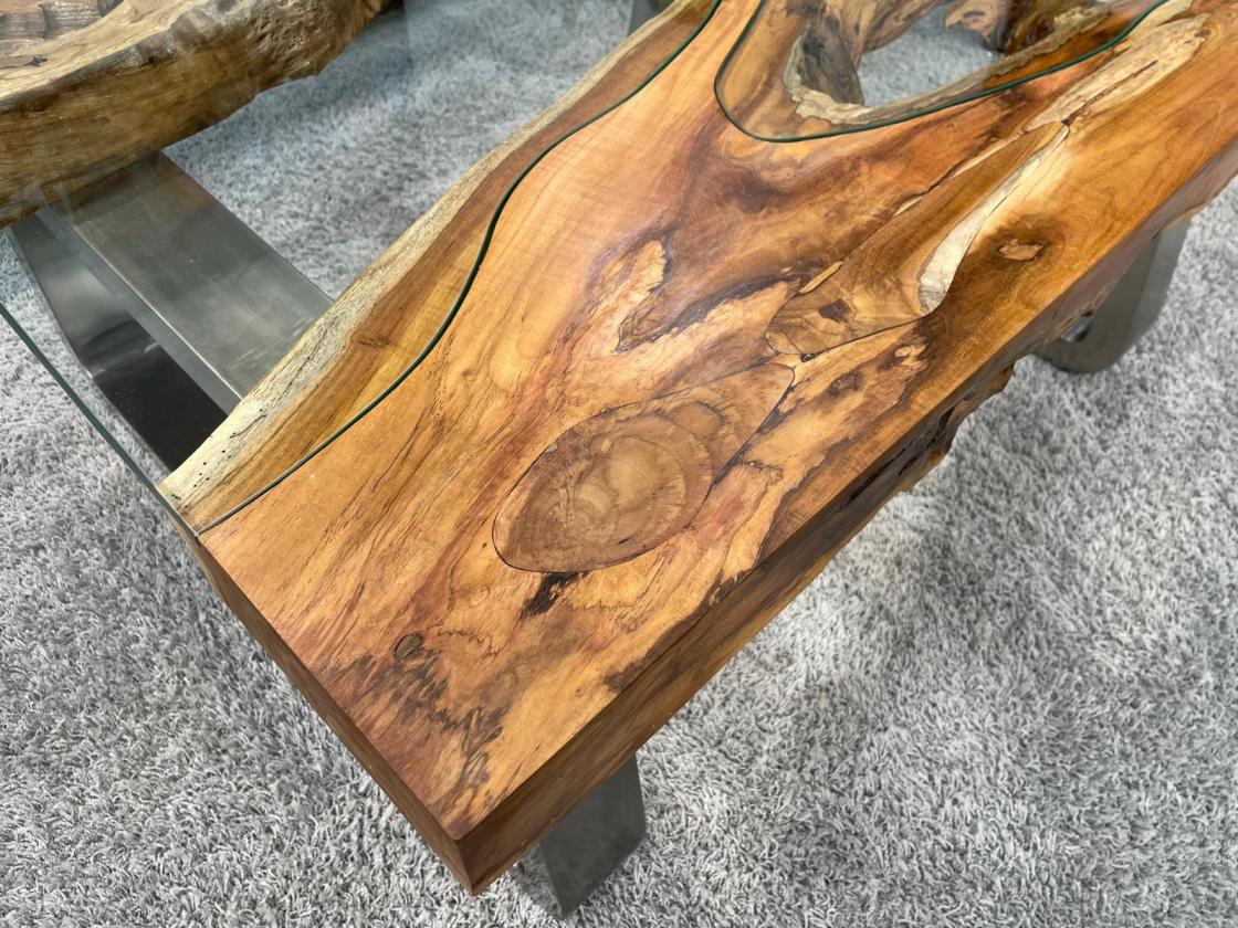 Couchtisch aus Holz Elements 100-80cm