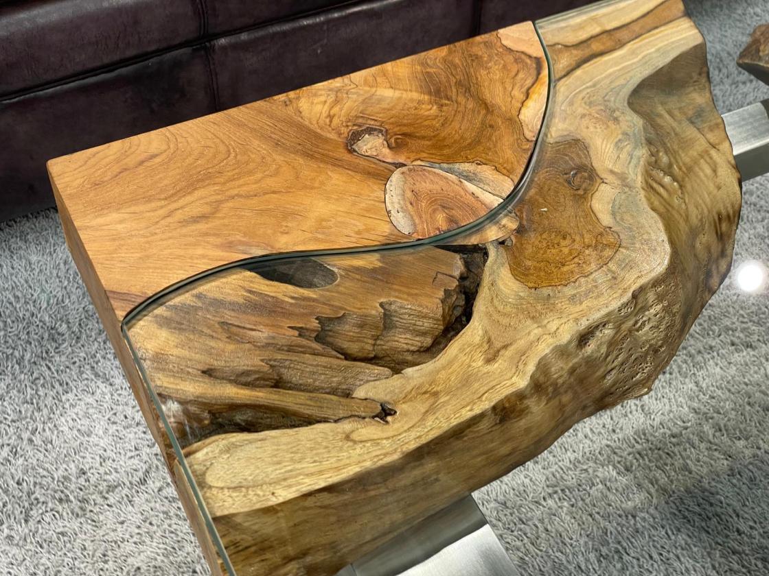 Couchtisch aus Holz Elements 100-80cm