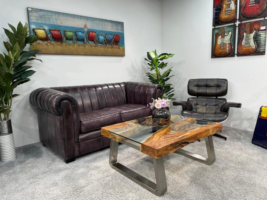 Couchtisch aus Holz Elements 100-80cm