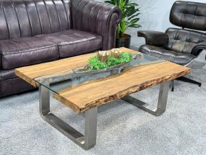 Echtholz Wohnzimmertisch Old Elements 120 x 80 cm