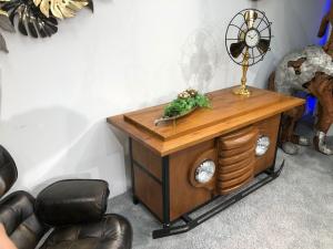Sideboard "Willys" aus recyceltem Holz 155 x 70 x 80 cm (Reine Handarbeit)