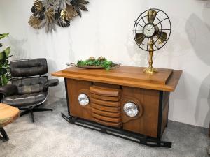 Sideboard "Willys" aus recyceltem Holz 155 x 70 x 80 cm (Reine Handarbeit)