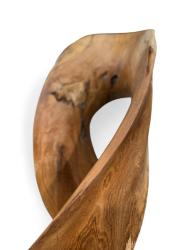 Holzskulptur Aufsteller Baumstamm 3D-Optik