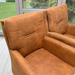 Bequemer Esszimmerstuhl Sessel Granada braun