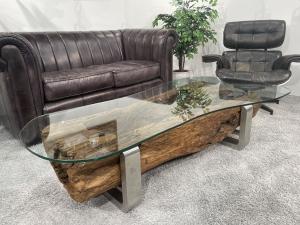 Couchtisch & TV-Board "Lesung" B158 x T54-80 x H40 cm