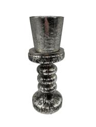 Dekoration Kerzenständer aus Glas Größe S ca. Ø 12 x H23 cm