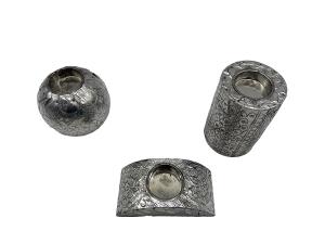 Dekoration Teelichthalter-Set mit Nickel ummantelt