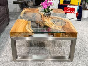 Couchtisch aus Teakholz Natural Landscape