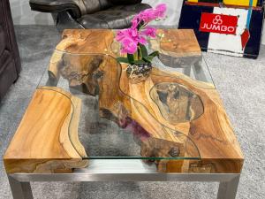 Couchtisch aus Teakholz Natural Landscape