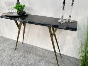 Design Sideboard aus versteinertem Holz 