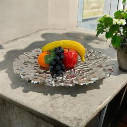 Obstschale-Metall-Designschale-Esszimmerdekoration