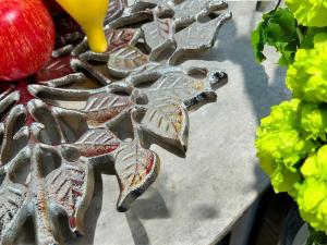 Obstschale-Metall-Designschale-Esszimmerdekoration