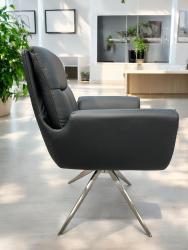 Lederstuhl drehbarer buerostuhl