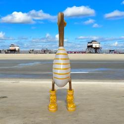 Holzente lustiges Geschenk Wattwanderer