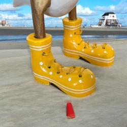 Holzente lustiges Geschenk Wattwanderer