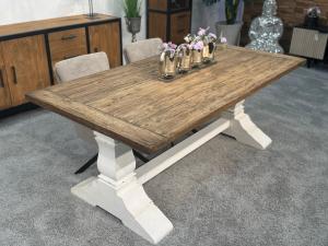SONDERANGEBOT Klostertisch / Esstisch 200 x 100 x 79 cm aus Teakholz