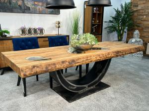 Massivholztisch Deep Island aus Altholz