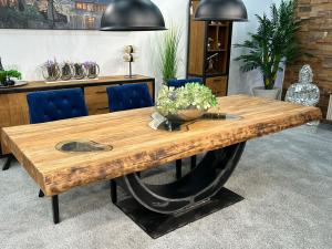 Massivholztisch Deep Island aus Altholz