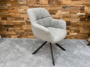 Esszimmerstuhl drehbar weiss