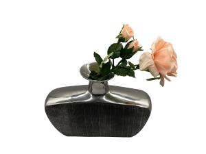 Große Blumenvase aus Nickel