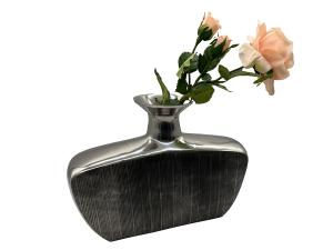 Große Blumenvase aus Nickel
