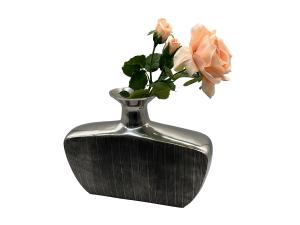 Große Blumenvase aus Nickel