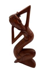 Handgeschnitzte Design Holzfigur Frau M