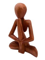 Handgeschnitzte Holzfigur 