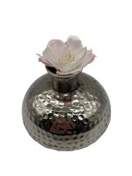 Kleine Design Blumenvase aus Nickel