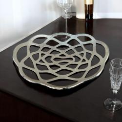 Schale-oval-Dekoschale-Aluminium