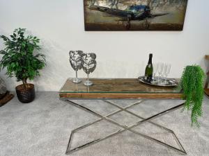 Sideboard recyceltes Holz