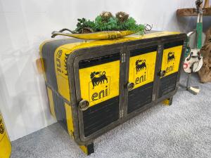 Sideboard / Anrichte 115 x 70 x 40,5 cm aus recyceltem Metall
