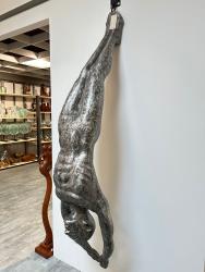 Skulptur / Dekofigur "Turmspringer" ca. 200 cm aus Aluminium