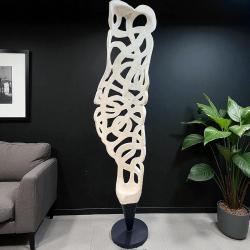Holzskulptur Aufsteller Baumstamm 3D-Optik
