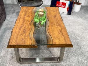 Echtholz Wohnzimmertisch Old Elements 120 x 80 cm