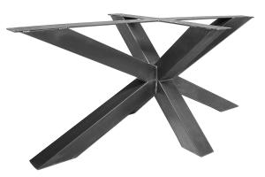 Tischgestell "Kreuzform L" (ca. 155 x 85 cm, 73 cm hoch) aus Stahl