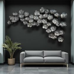 Designer Wanddekoration aus Stahlblech