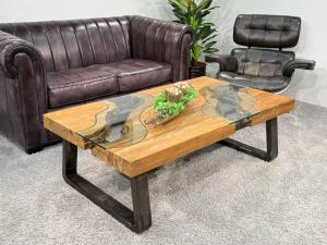 Holz Wohnzimmertisch Wild Landscape