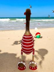 Dekoente im Badeanzug 41 cm