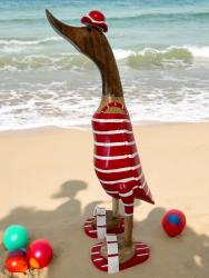 Dekoente im Badeanzug 41 cm