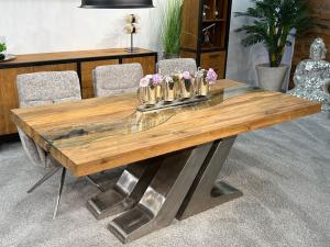 Esstisch / Massivholztisch "Deep Island Anchor Leg" ca. 200 x 100 x 76 cm aus recyceltem Altholz Esstisch  Massivholztisch Deep Island