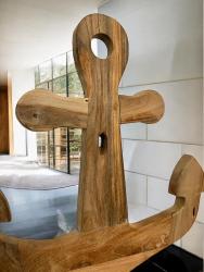 Maritime Dekoration Holzanker Anker aus Holz