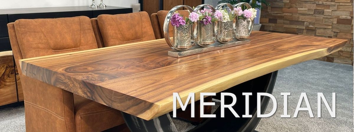 Massivholz Esstisch Expression mit Baumkante